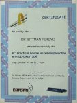 Zertifikat - Vibroliposuktion Lipomatic - Dr. Wittmann - Plastische Chirurgie Ungarn